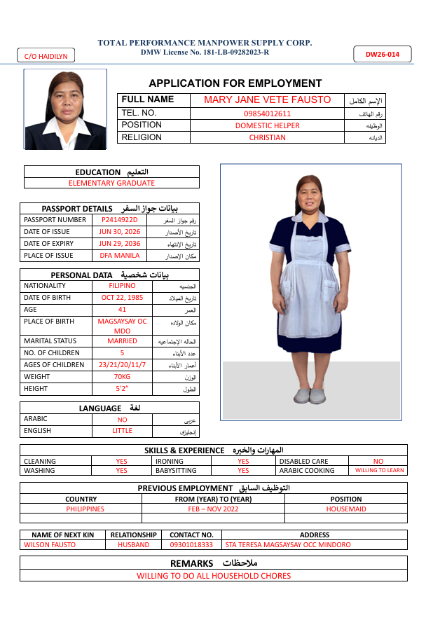 CV